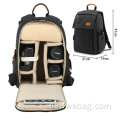 Bolsa DSLR personalizada nueva mochila de moda Cámara de la lluvia impermeable Cámara de la mochila Protect Pad Canvas Camera de video Bolsa